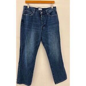 Pistola Charlie High Rise Straight Leg Jeans Blue Button Fly Size 30 P00016883KE